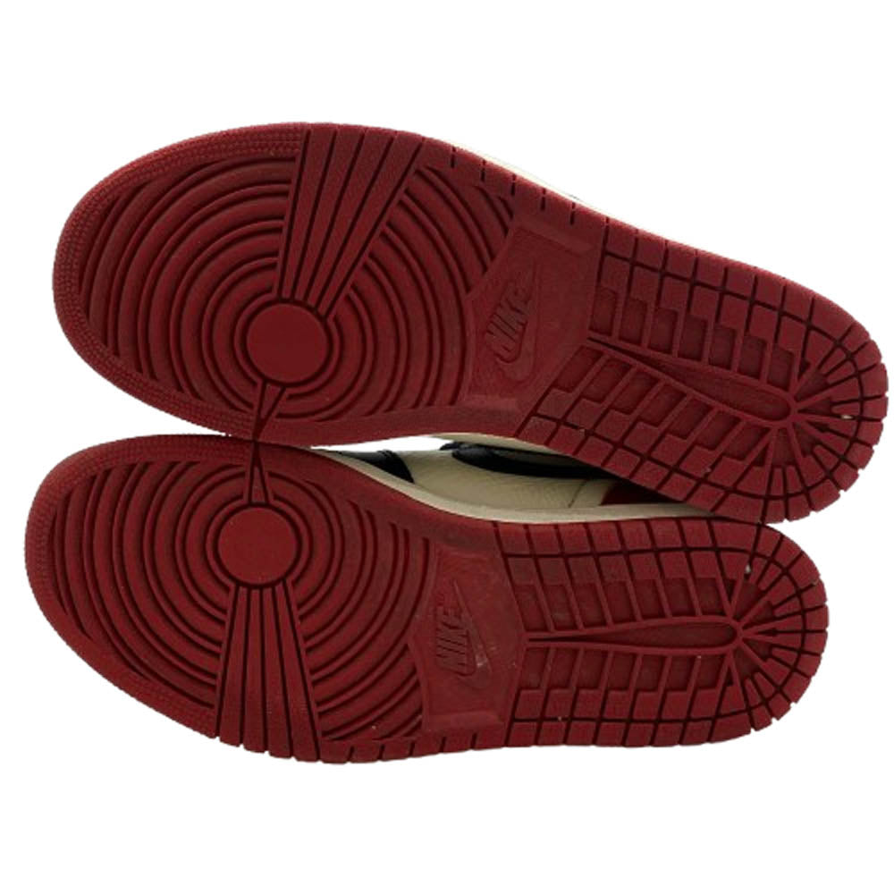 NIKE ナイキ 555088-610 Air Jordan 1 Retro High OG Bred Toe エアジョーダン 1 レトロ ハイ OG ブレッド トゥ ハイカットスニーカー レッド系 26cm【中古】