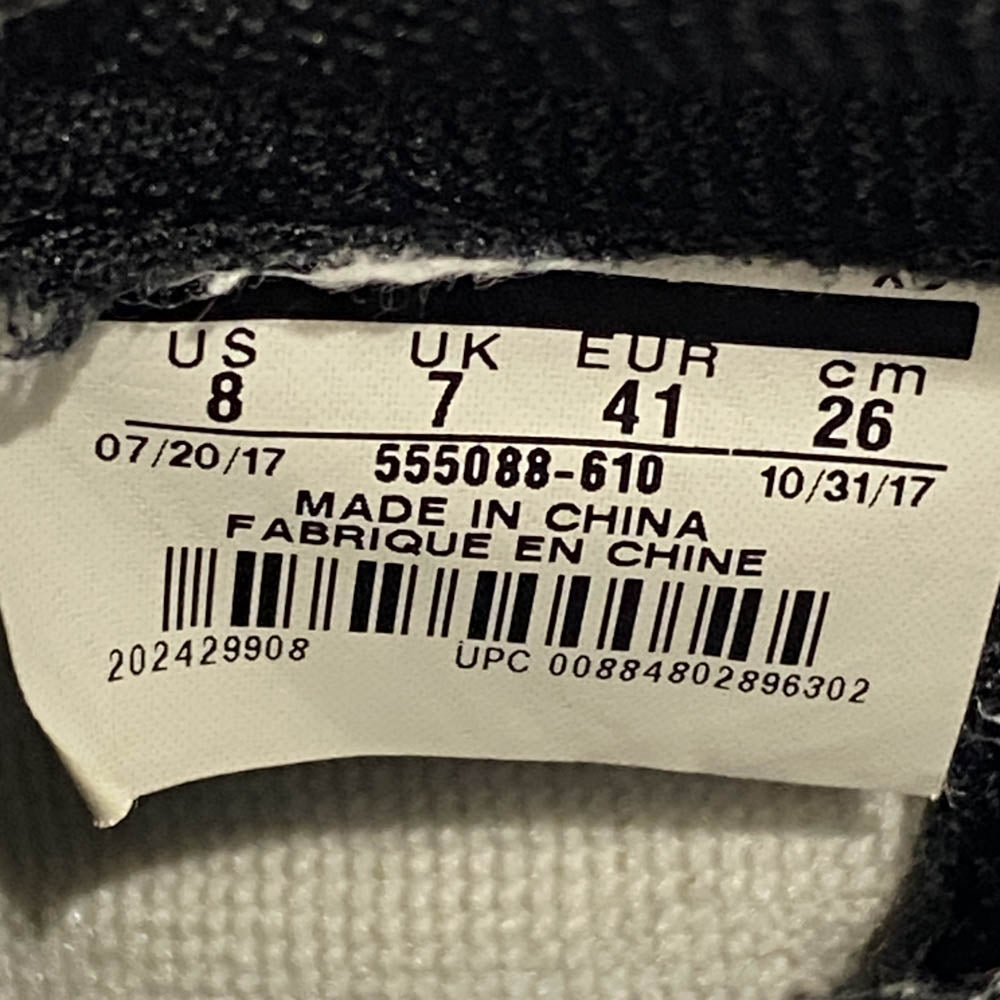 NIKE ナイキ 555088-610 Air Jordan 1 Retro High OG Bred Toe エアジョーダン 1 レトロ ハイ OG ブレッド トゥ ハイカットスニーカー レッド系 26cm【中古】