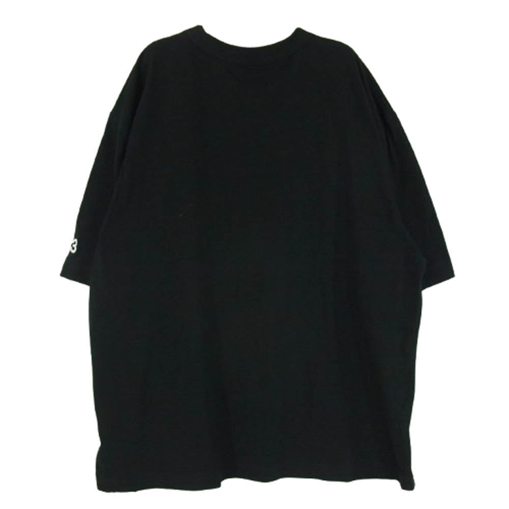 Y-3 Yohji Yamamoto ワイスリー ヨウジヤマモト FQ4114 DISTRESSED SIGNATURE SS TEE シグネチャー ロゴ 半袖 Tシャツ L ブラック系 L【中古】