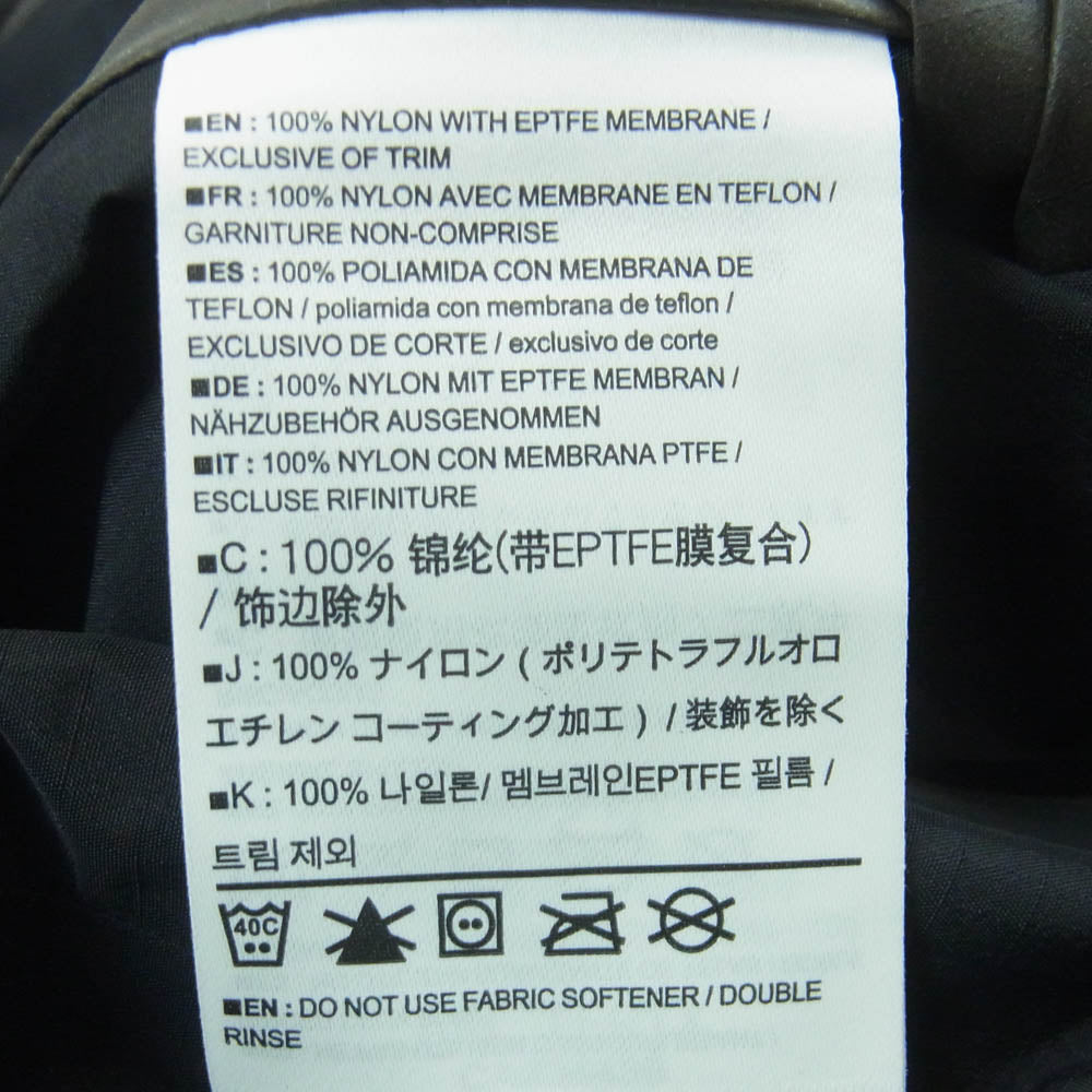ARC'TERYX アークテリクス 21776-115876 ZETA SL JACKET ゼータ SL ナイロン ジャケット マウンテン パーカー ダークネイビー系 M【中古】