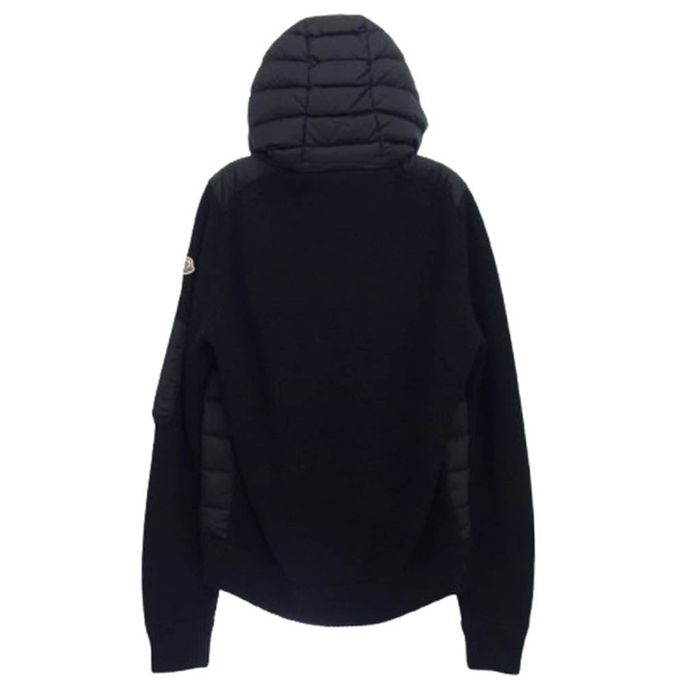 MONCLER モンクレール 20AW F20919850800 A9340 モンクレールジャパンタグ CARDIGAN TRICOT カーディガン トリコ ダウン ジャケット ブラック系 L【中古】