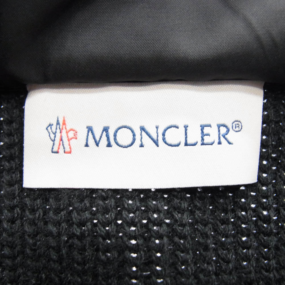 MONCLER モンクレール 20AW F20919850800 A9340 モンクレールジャパンタグ CARDIGAN TRICOT カーディガン トリコ ダウン ジャケット ブラック系 L【中古】