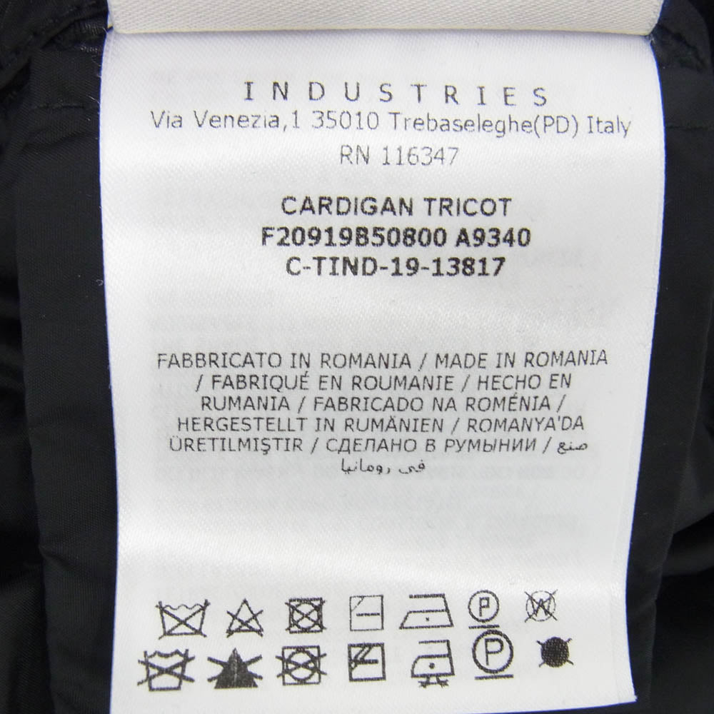 MONCLER モンクレール 20AW F20919850800 A9340 モンクレールジャパンタグ CARDIGAN TRICOT カーディガン トリコ ダウン ジャケット ブラック系 L【中古】