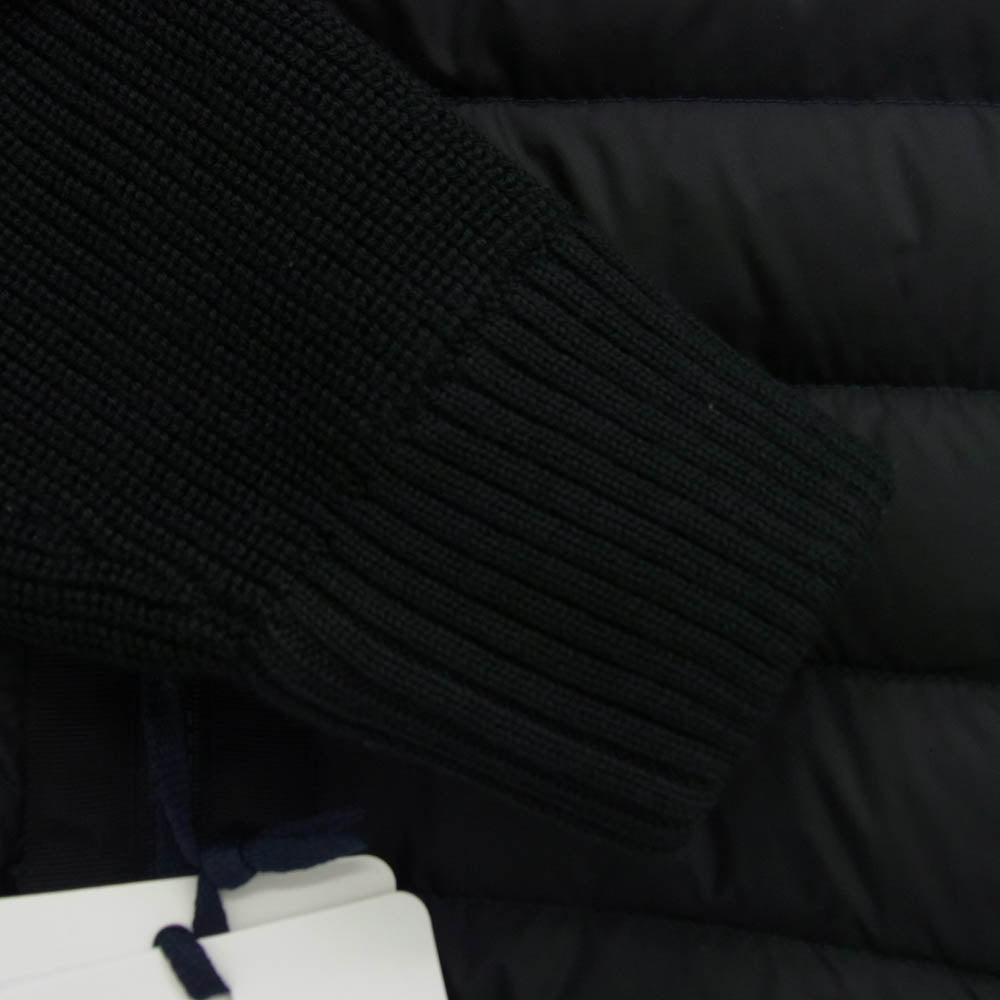 MONCLER モンクレール 20AW F20919850800 A9340 モンクレールジャパンタグ CARDIGAN TRICOT カーディガン トリコ ダウン ジャケット ブラック系 L【中古】