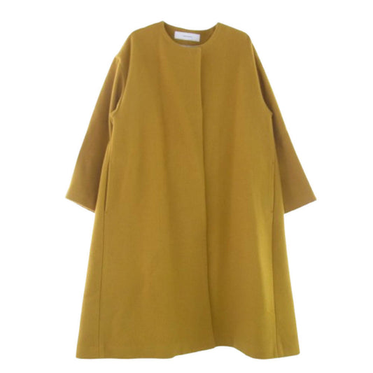 JOURNAL STANDARD ジャーナルスタンダード ノーカラー コート イエロー系 F【中古】