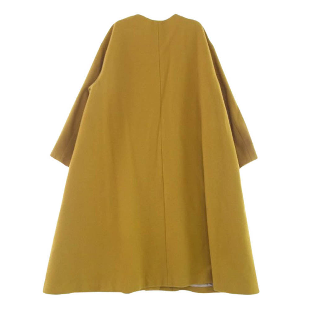 JOURNAL STANDARD ジャーナルスタンダード ノーカラー コート イエロー系 F【中古】
