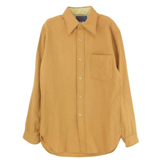 PENDLETON ペンドルトン 70s ヴィンテージ ウール 長袖シャツ ブラウン系 S【中古】