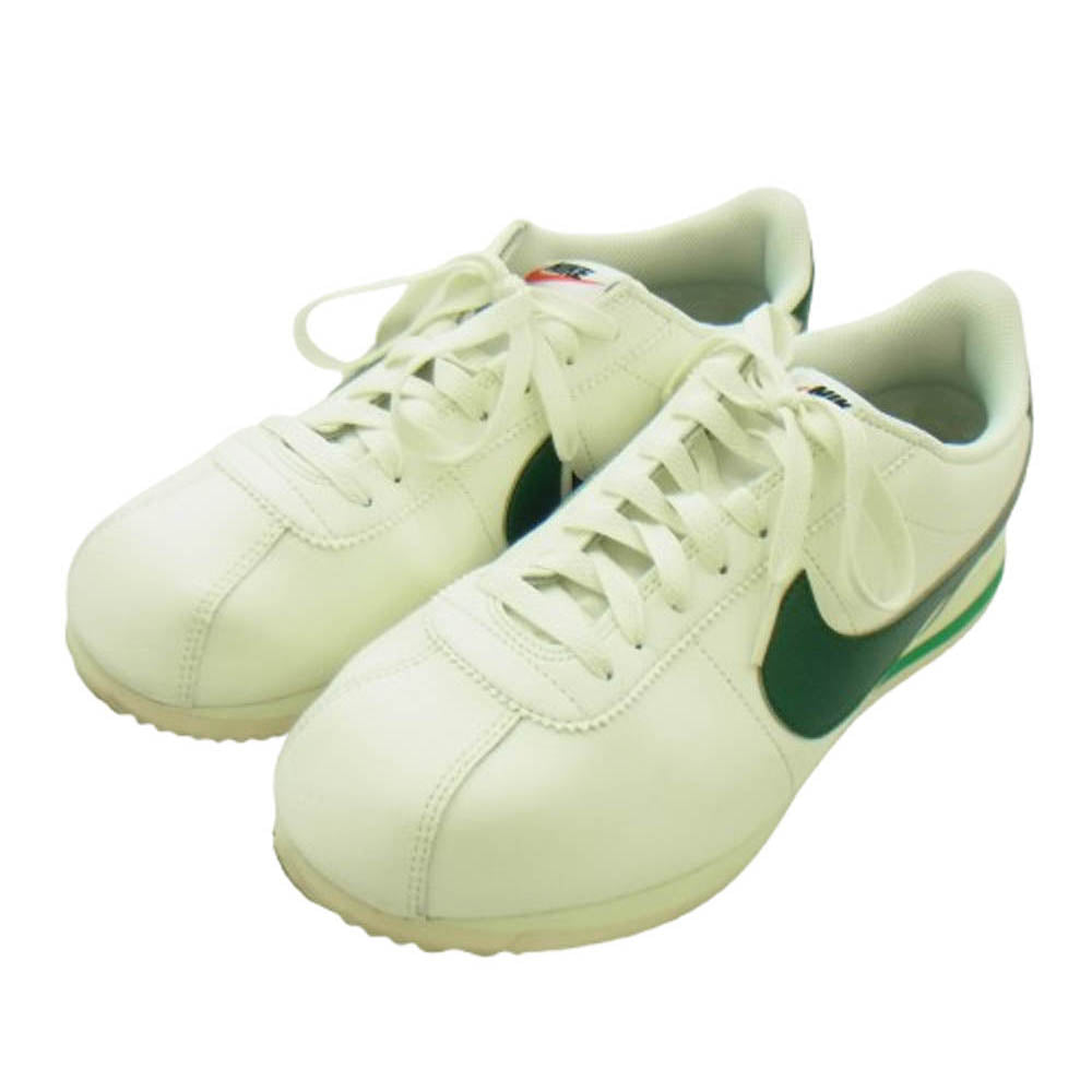 NIKE ナイキ DN1791-101 Women's Cortez Gorge Green and Malachite ウィメンズ コルテッツ ゴージグリーン アンド マラカイト スニーカー ホワイト系 グリーン系 28cm【中古】