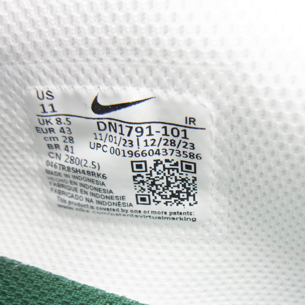 NIKE ナイキ DN1791-101 Women's Cortez Gorge Green and Malachite ウィメンズ コルテッツ ゴージグリーン アンド マラカイト スニーカー ホワイト系 グリーン系 28cm【中古】