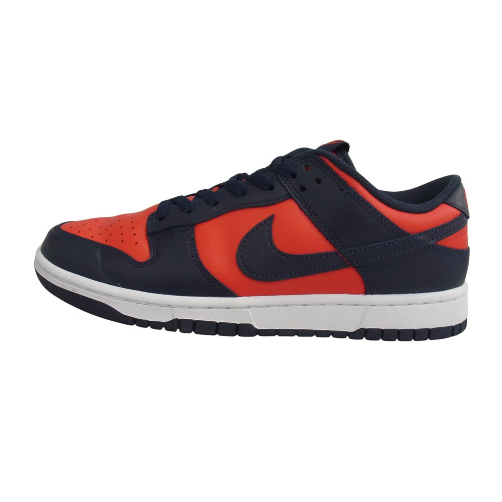 NIKE ナイキ DV0833-601 Dunk Low Retro University Red Obsidia ダンク ロー レトロ ユニバーシティレッド オブシディアン スニーカー レッド系 ネイビー系 27cm【美品】【中古】