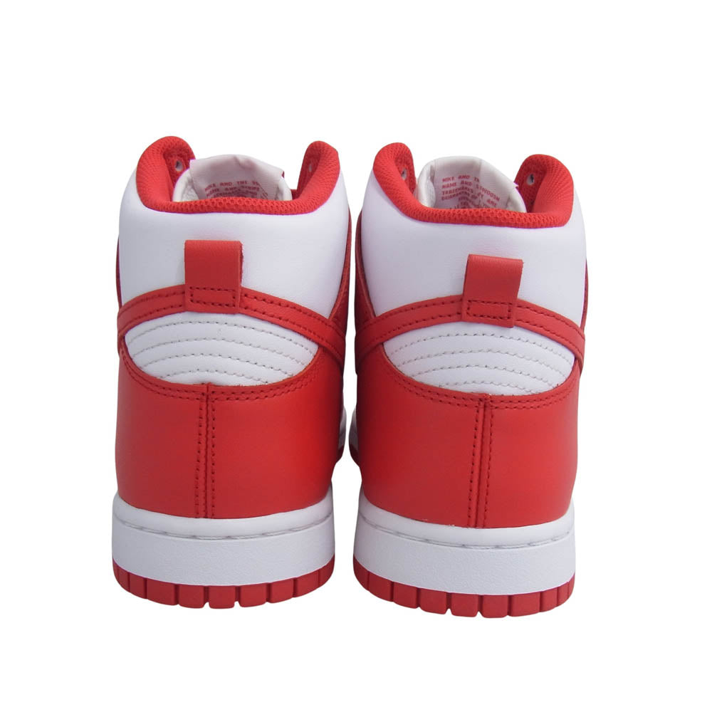 NIKE ナイキ DD1399-106 Dunk High Championship White and Red ダンク ハイ チャンピオンシップ ホワイト アンド レッド スニーカー レッド系 ホワイト系 28cm【新古品】【未使用】【中古】