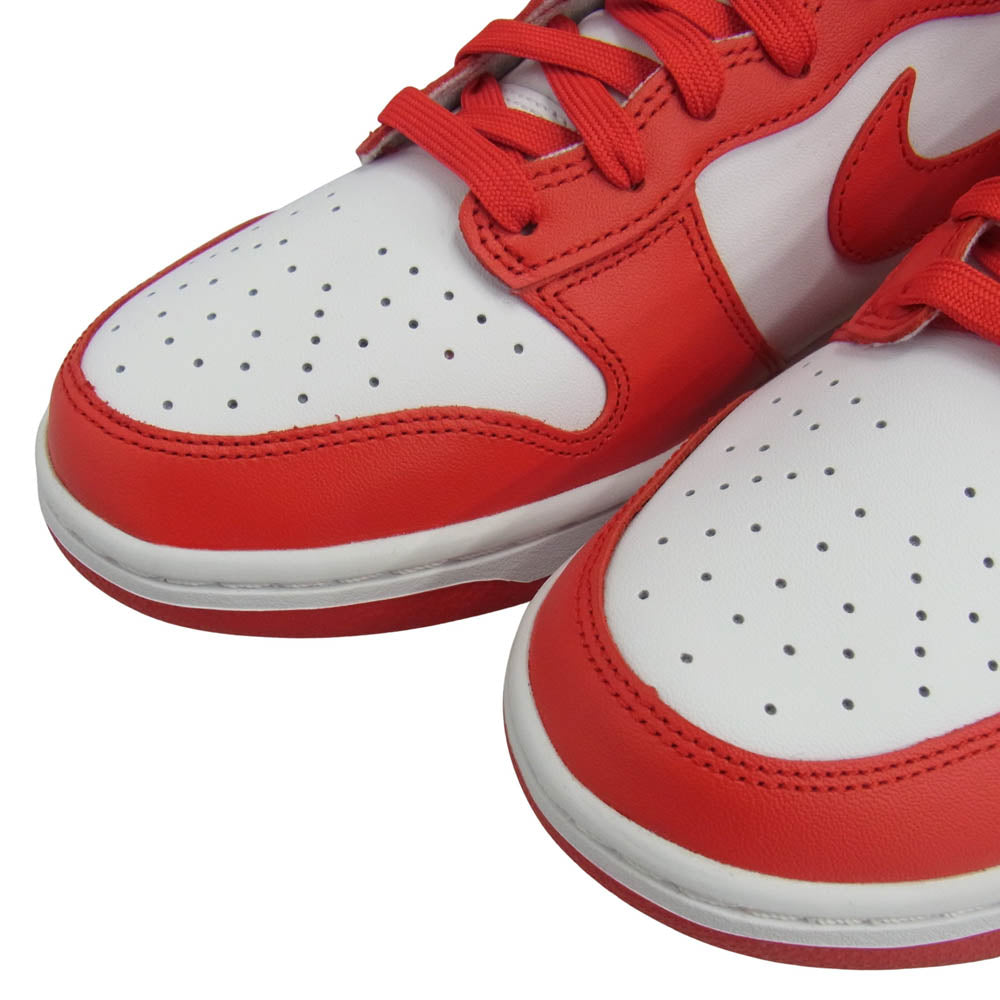 NIKE ナイキ DD1399-106 Dunk High Championship White and Red ダンク ハイ チャンピオンシップ ホワイト アンド レッド スニーカー レッド系 ホワイト系 28cm【新古品】【未使用】【中古】