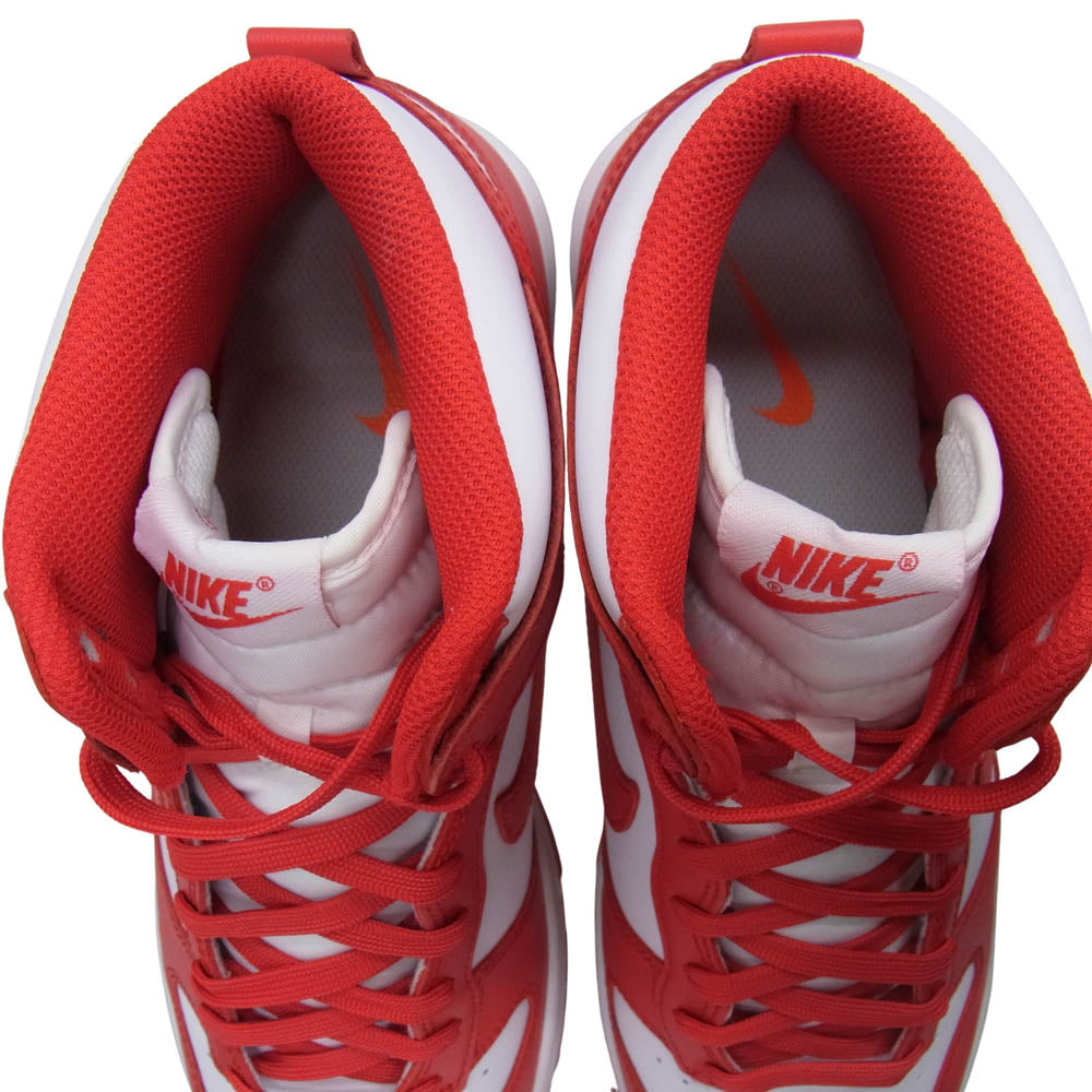NIKE ナイキ DD1399-106 Dunk High Championship White and Red ダンク ハイ チャンピオンシップ ホワイト アンド レッド スニーカー レッド系 ホワイト系 28cm【新古品】【未使用】【中古】