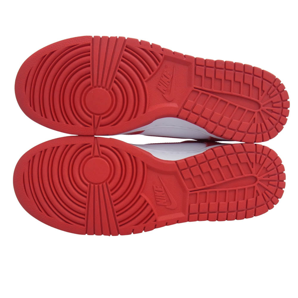 NIKE ナイキ DD1399-106 Dunk High Championship White and Red ダンク ハイ チャンピオンシップ ホワイト アンド レッド スニーカー レッド系 ホワイト系 28cm【新古品】【未使用】【中古】