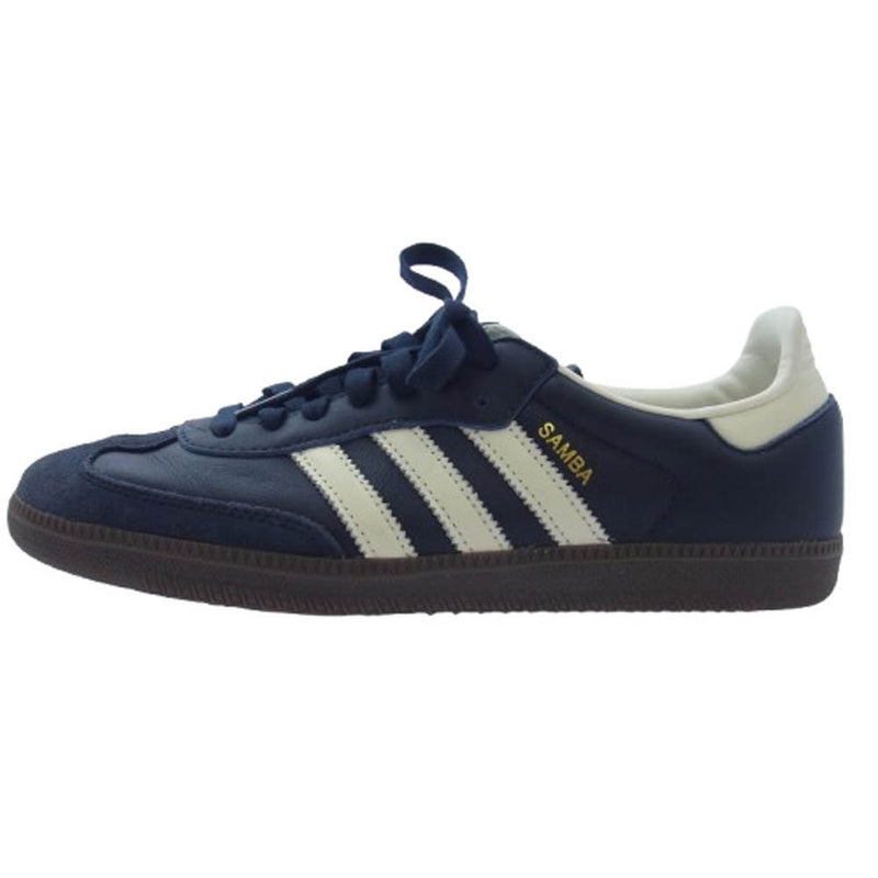 adidas アディダス ID2056 Samba OG Night Navy サンバ OG ナイトネイビー スニーカー ダークネイビー系 27cm【中古】