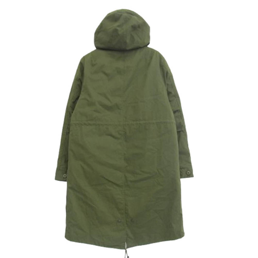 FRED PERRY フレッドペリー FISHTAIL PARKA フィッシュテール コート モッズコート ライナー付き グリーン系 M【中古】