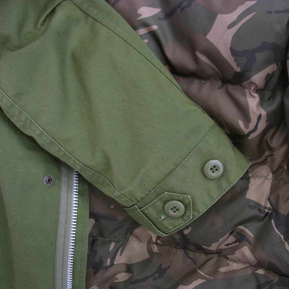 FRED PERRY フレッドペリー FISHTAIL PARKA フィッシュテール コート モッズコート ライナー付き グリーン系 M【中古】