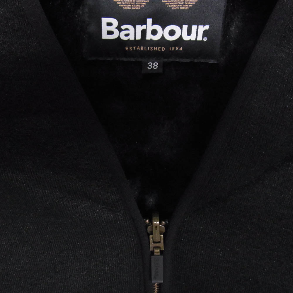 Barbour バブアー 232MLI0035 フロントジップ ファー ライナーベスト ブラック ブラック系 38【中古】