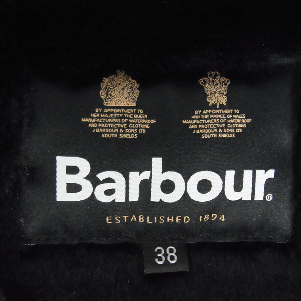 Barbour バブアー 232MLI0035 フロントジップ ファー ライナーベスト ブラック ブラック系 38【中古】