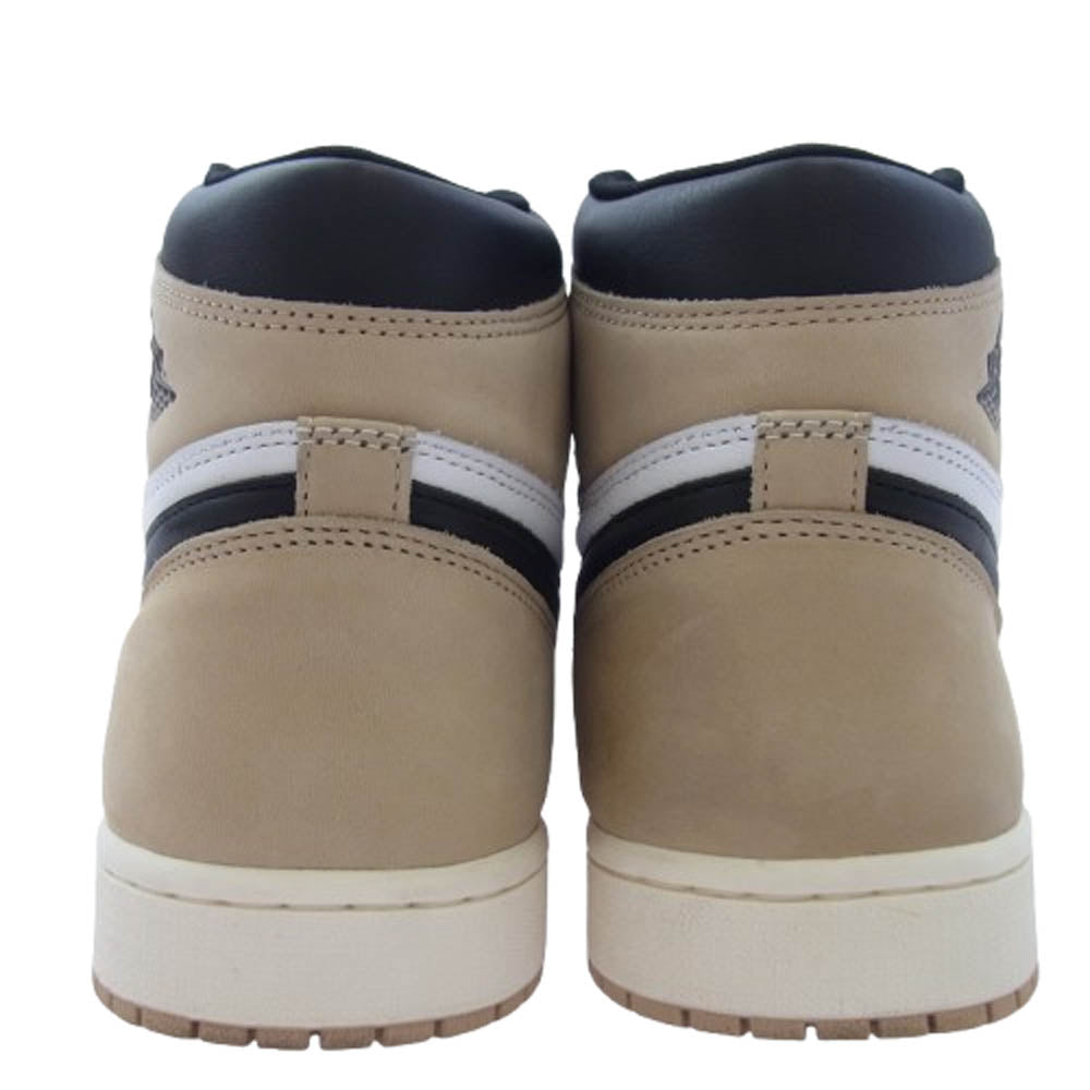 NIKE ナイキ FD2596-021 Women's Air Jordan 1 Retro High OG Latte ウィメンズ エアジョーダン1 レトロ ハイ OG ラテ スニーカー ベージュ系 ブラック系 ホワイト系 28.5cm【美品】【中古】