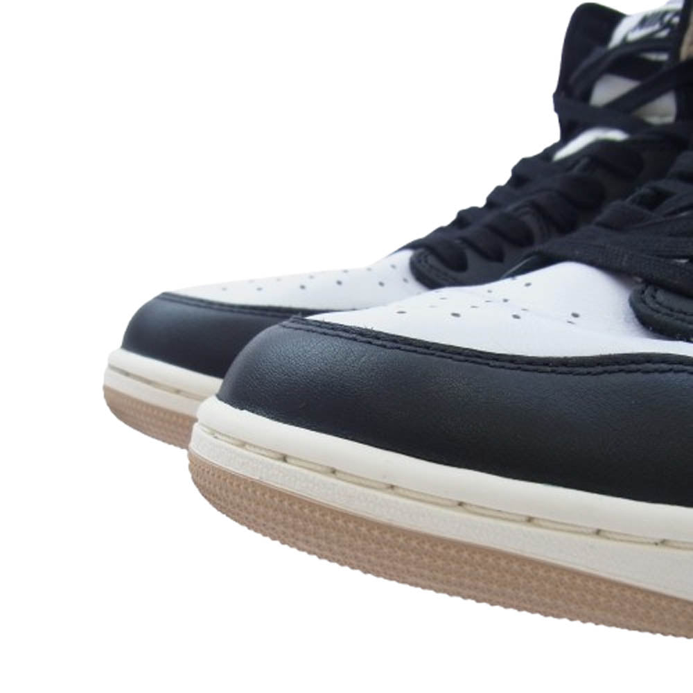 NIKE ナイキ FD2596-021 Women's Air Jordan 1 Retro High OG Latte ウィメンズ エアジョーダン1 レトロ ハイ OG ラテ スニーカー ベージュ系 ブラック系 ホワイト系 28.5cm【美品】【中古】