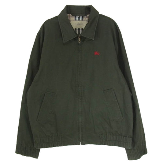 BURBERRY バーバリー 裏地ノバチェック スウィングトップ ジャケット カーキ系 S【中古】