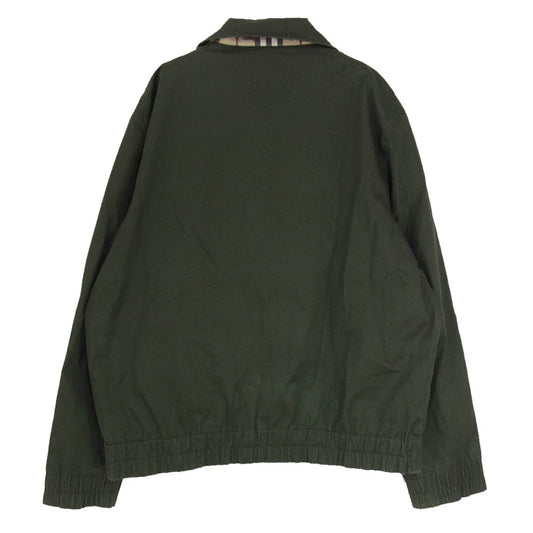 BURBERRY バーバリー 裏地ノバチェック スウィングトップ ジャケット カーキ系 S【中古】