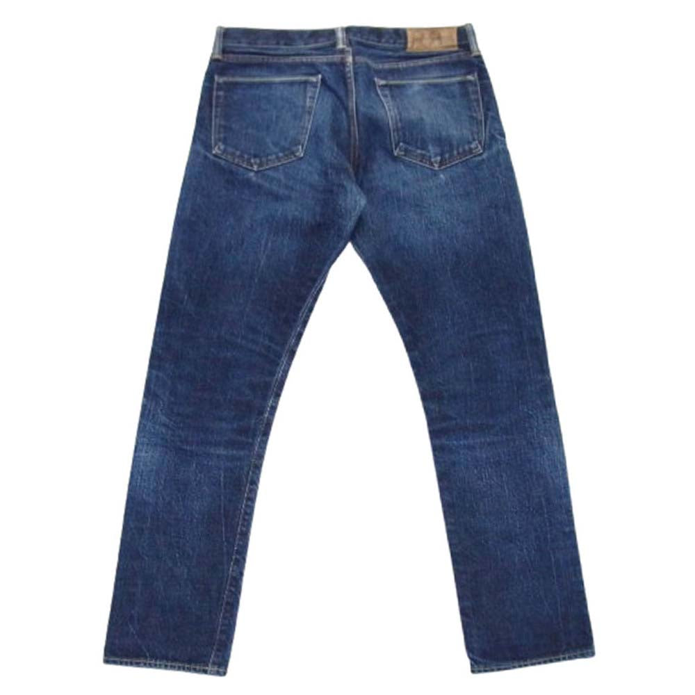RRL ダブルアールエル 782529606001 SLIM NARROW スリムナロー セルビッチ ボタンフライ デニムパンツ インディゴブルー系 30x30【中古】