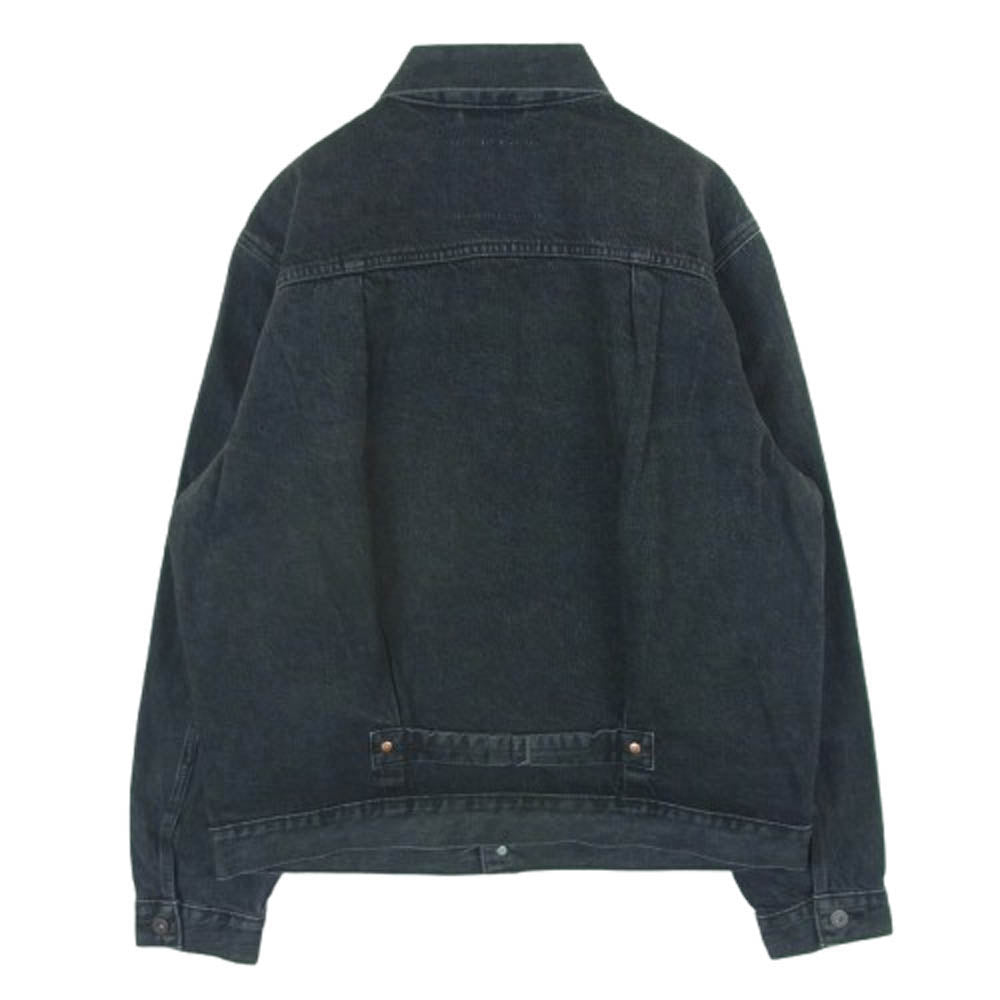 Levi's リーバイス PREMIUM プレミアム 30th TYPE 1st ファーストタイプ トラッカー ブラック デニム ジャケット グレー系 M【中古】