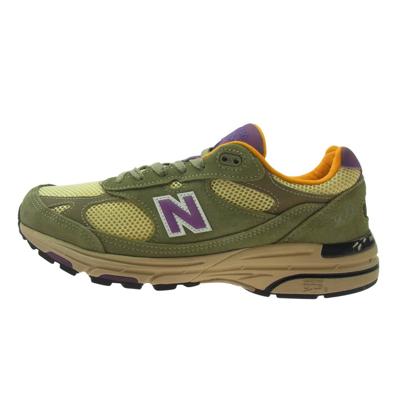 NEW BALANCE ニューバランス U993OL ローカットスニーカー カーキ系 27.5cm【中古】