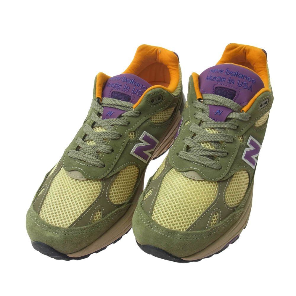 NEW BALANCE ニューバランス U993OL ローカットスニーカー カーキ系 27.5cm【中古】