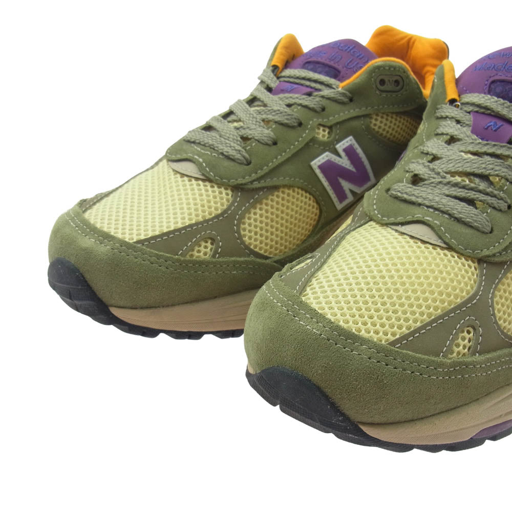 NEW BALANCE ニューバランス U993OL ローカットスニーカー カーキ系 27.5cm【中古】