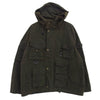 Barbour バブアー 23AW × BARACUTA バラクータ Clayton Wax ヘビーウェイト フーデッド ワックスジャケット オイルドジャケット カーキ系 M【中古】