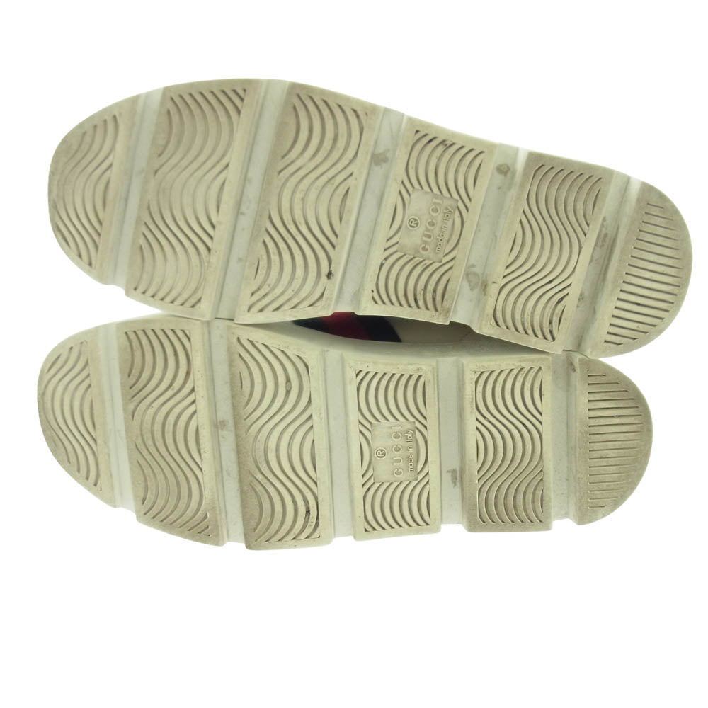 GUCCI グッチ 577573 Ace エース エンブロイダリー プラットフォーム スニーカー ホワイト系 34【中古】