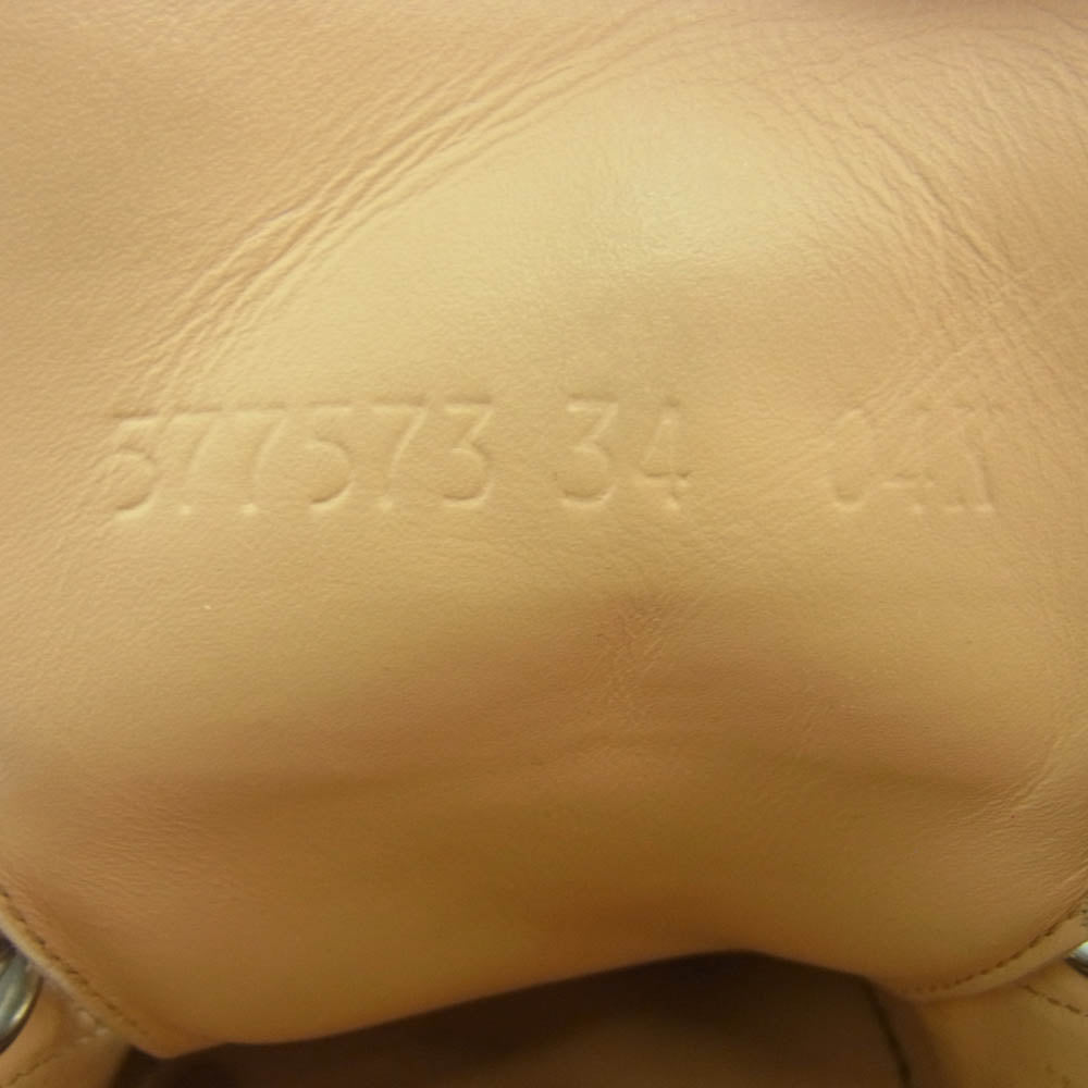 GUCCI グッチ 577573 Ace エース エンブロイダリー プラットフォーム スニーカー ホワイト系 34【中古】