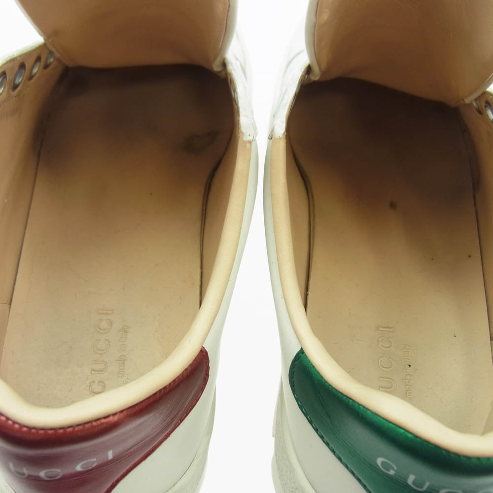 GUCCI グッチ 577573 Ace エース エンブロイダリー プラットフォーム スニーカー ホワイト系 34【中古】