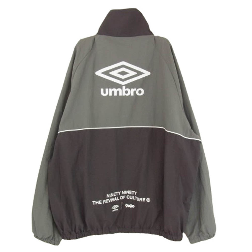 アンブロ― NN1630 9090 City Logo Nylon Jacket シティロゴ ナイロン トラックジャケット ダークグレー系 XL【中古】