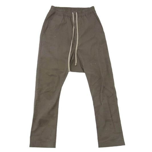Rick Owens リックオウエンス 25SS RR01E5380-TE Drawstring Long Pants TE素材 ドローストリング ロング サルエル パンツ ブラウン系 46【中古】