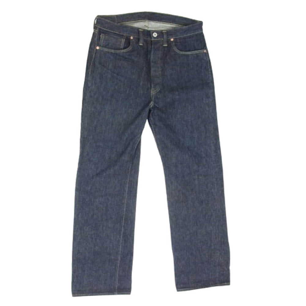 TCB jeans ティージービージーンズ 40s 大戦モデル 月桂樹ボタン ヘリンボーンスレーキ デニムパンツ インディゴブルー系 34【中古】