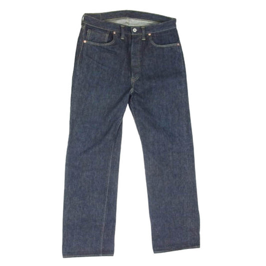 TCB jeans ティージービージーンズ 40s 大戦モデル 月桂樹ボタン ヘリンボーンスレーキ デニムパンツ インディゴブルー系 34【中古】