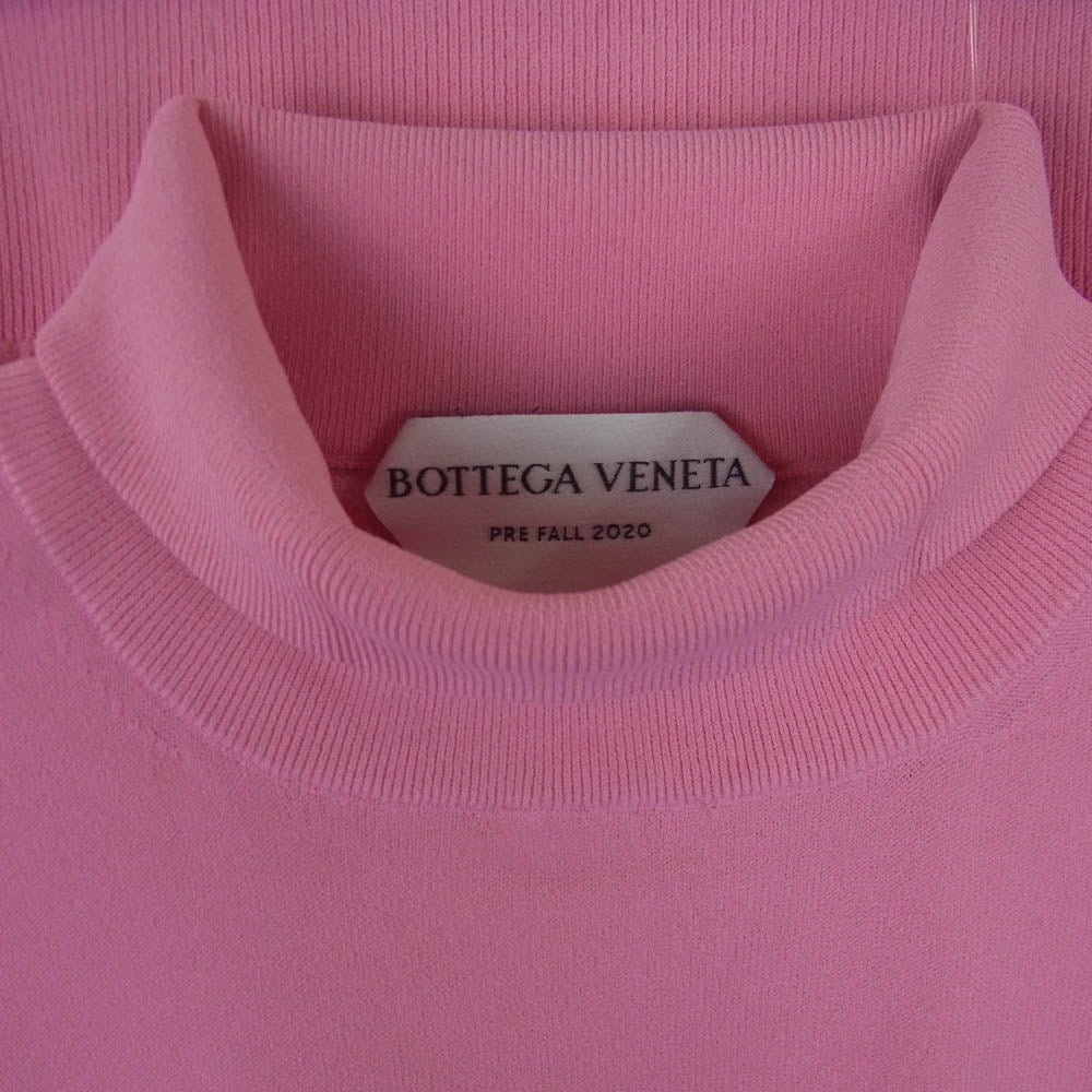 BOTTEGAVENETA ボッテガヴェネタ 20AW 631197 VKW60 ハイネック ニット イタリア製 ピンク系 S【美品】【中古】
