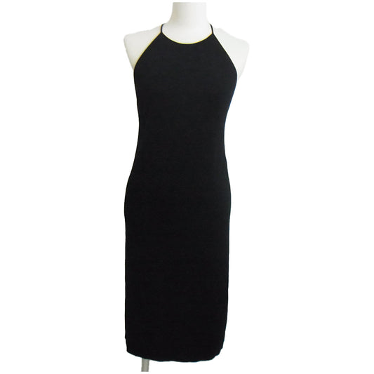 BOTTEGAVENETA ボッテガヴェネタ 20SS 616993 VKI60 バックレス ホルターネック ドレス ワンピース ブラック系 36【美品】【中古】