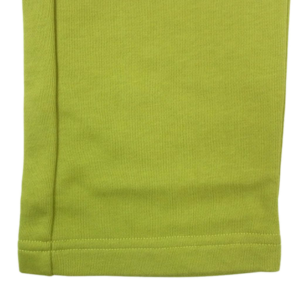 BOTTEGAVENETA ボッテガヴェネタ 629006 VEQG0 イントレチャートレザーフラップ付き スウェット パンツ 黄緑系 48【美品】【中古】