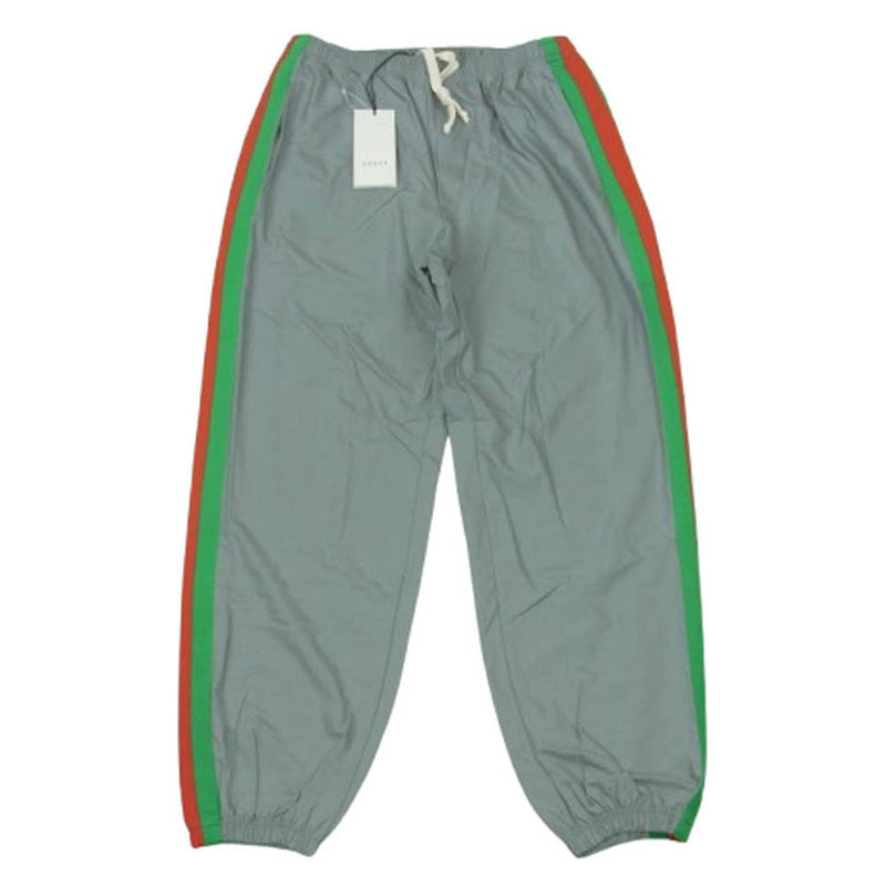 GUCCI グッチ 587386 XJBN7 Reflective Track Pants リフレクティブ トラック パンツ グレー系 L【中古】