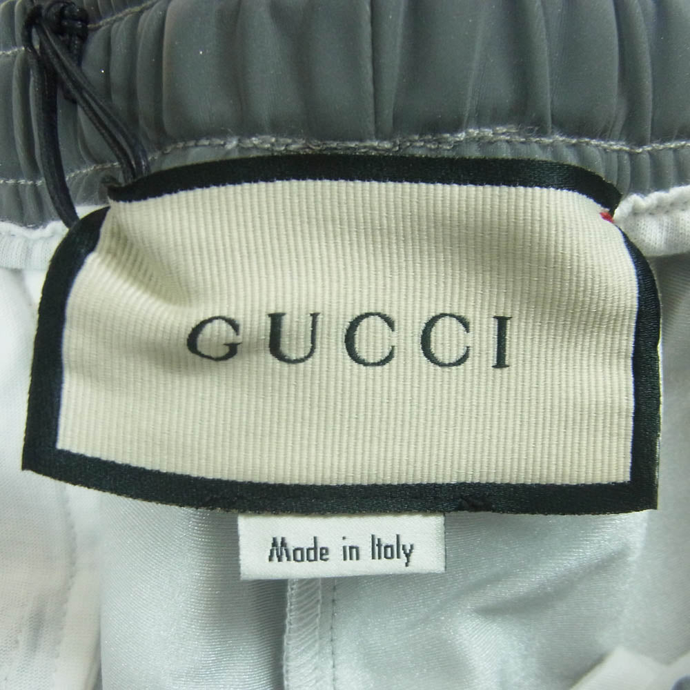 GUCCI グッチ 587386 XJBN7 Reflective Track Pants リフレクティブ トラック パンツ グレー系 L【中古】