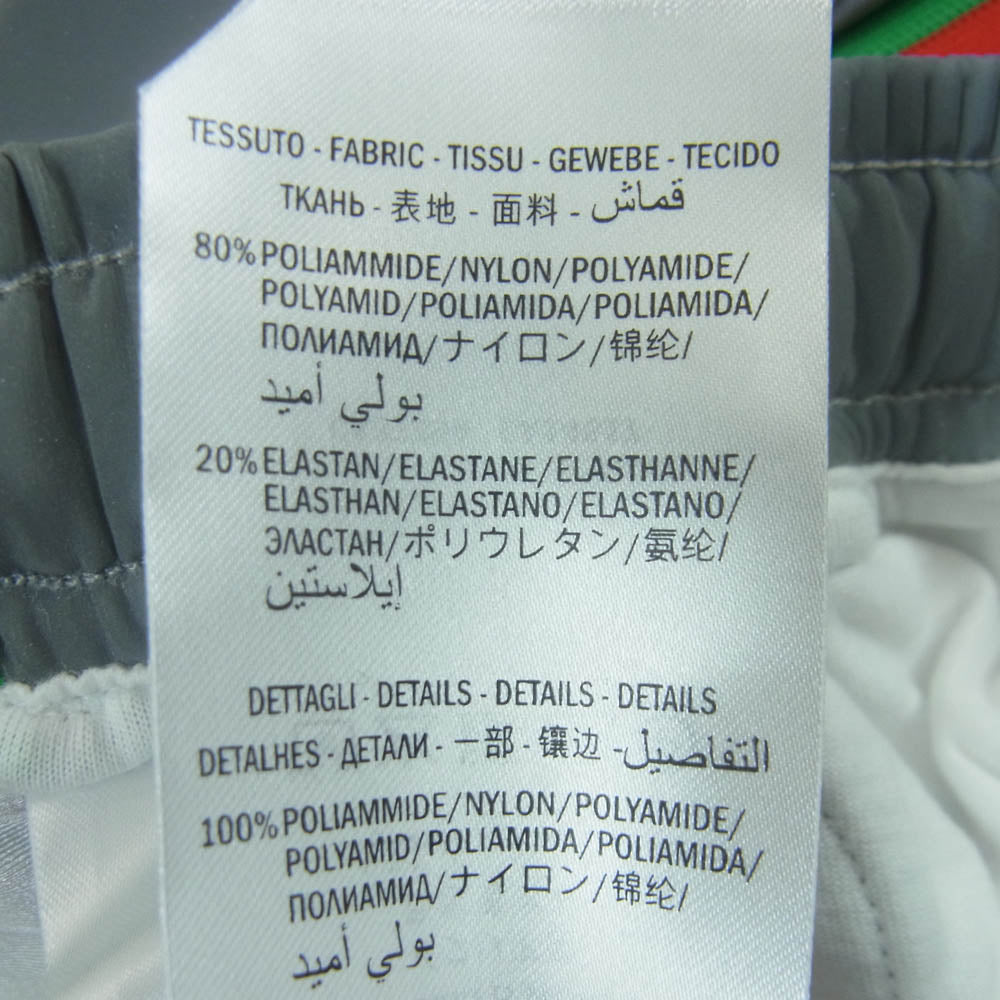 GUCCI グッチ 587386 XJBN7 Reflective Track Pants リフレクティブ トラック パンツ グレー系 L【中古】