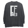 SAINT MICHAEL セントマイケル 25SS SM-HR8-0000-C02 × FEAR OF GOD フィアオブゴッド セントオブゴッド FG LS TEE プリント ロングスリーブ カットソー 長袖 Tシャツ ロンT ダークグレー系 OS【美品】【中古】