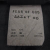 SAINT MICHAEL セントマイケル 25SS SM-HR8-0000-C02 × FEAR OF GOD フィアオブゴッド セントオブゴッド FG LS TEE プリント ロングスリーブ カットソー 長袖 Tシャツ ロンT ダークグレー系 OS【美品】【中古】