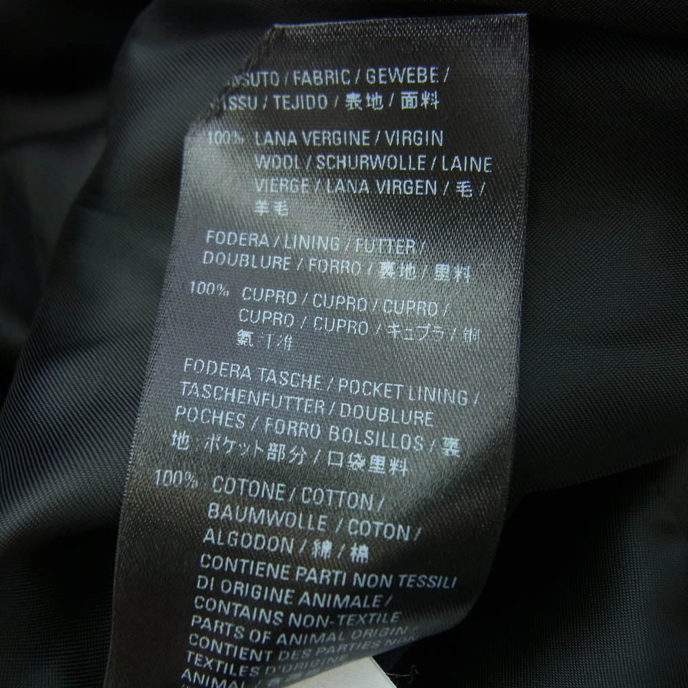 BALENCIAGA バレンシアガ 20SS 556686 TCU11 千鳥柄 袖ロゴ ダブルブレスト オーバーサイズ コート マルチカラー系 46【中古】