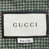 GUCCI グッチ 19SS 544727 XNAAM Chateau Marmont Bomber Jacket シャトーマーモント レザー ウール ボンバー ジャケット ブルゾン ブラック系 オフホワイト系 48【中古】